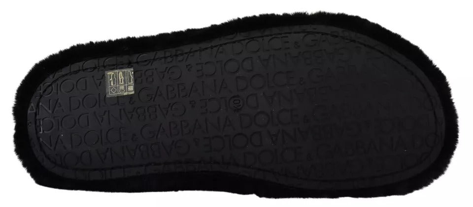 Sandalias planas de piel sintética de poliéster negro para hombre