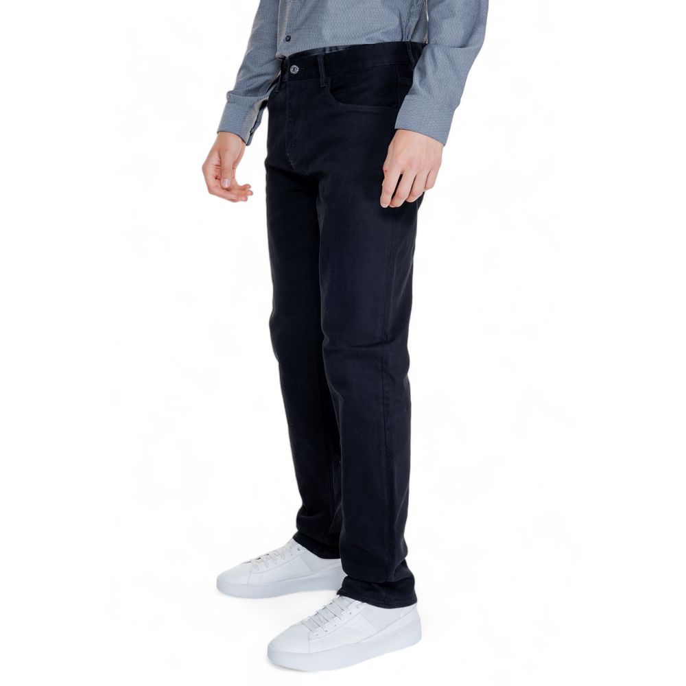 Vaqueros y pantalones de algodón negro