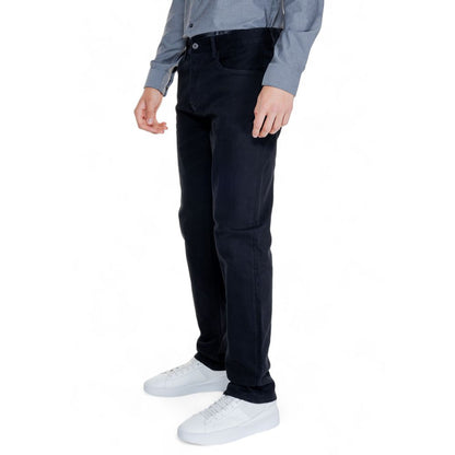 Vaqueros y pantalones de algodón negro