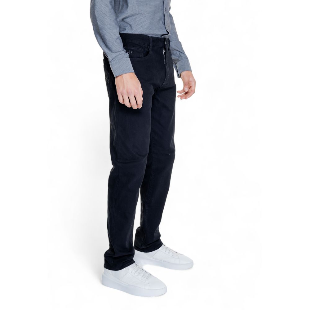 Vaqueros y pantalones de algodón negro
