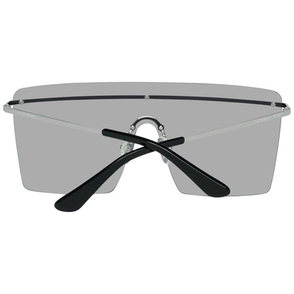 Gafas de sol de metal plateado