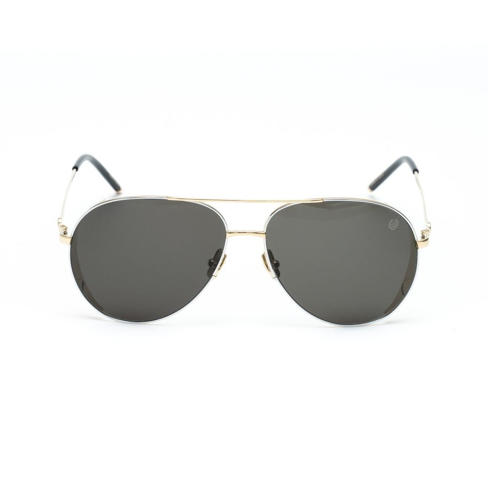 Gafas de sol de titanio dorado