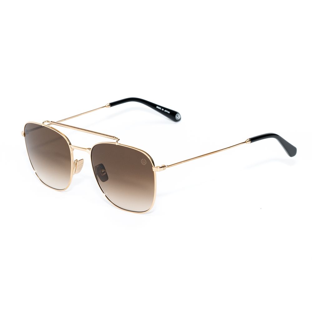 Gafas de sol de titanio dorado