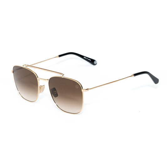 Gafas de sol de titanio dorado