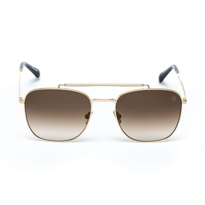 Gafas de sol de titanio dorado