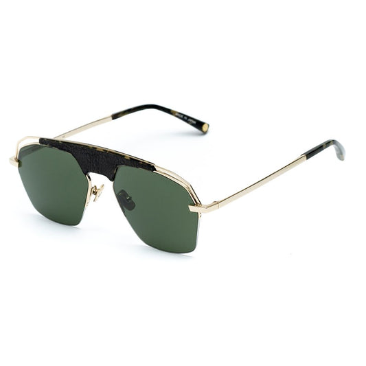 Gafas de sol de titanio dorado