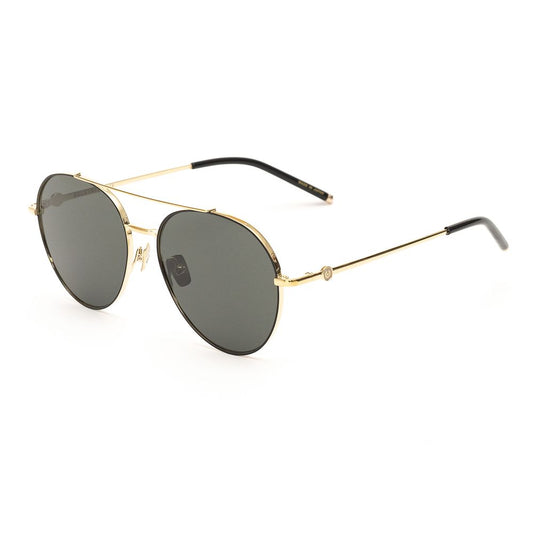Gafas de sol de titanio dorado