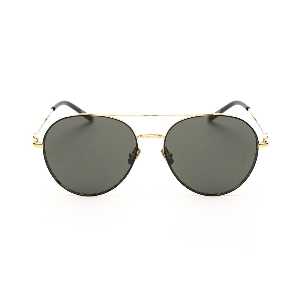 Gafas de sol de titanio dorado