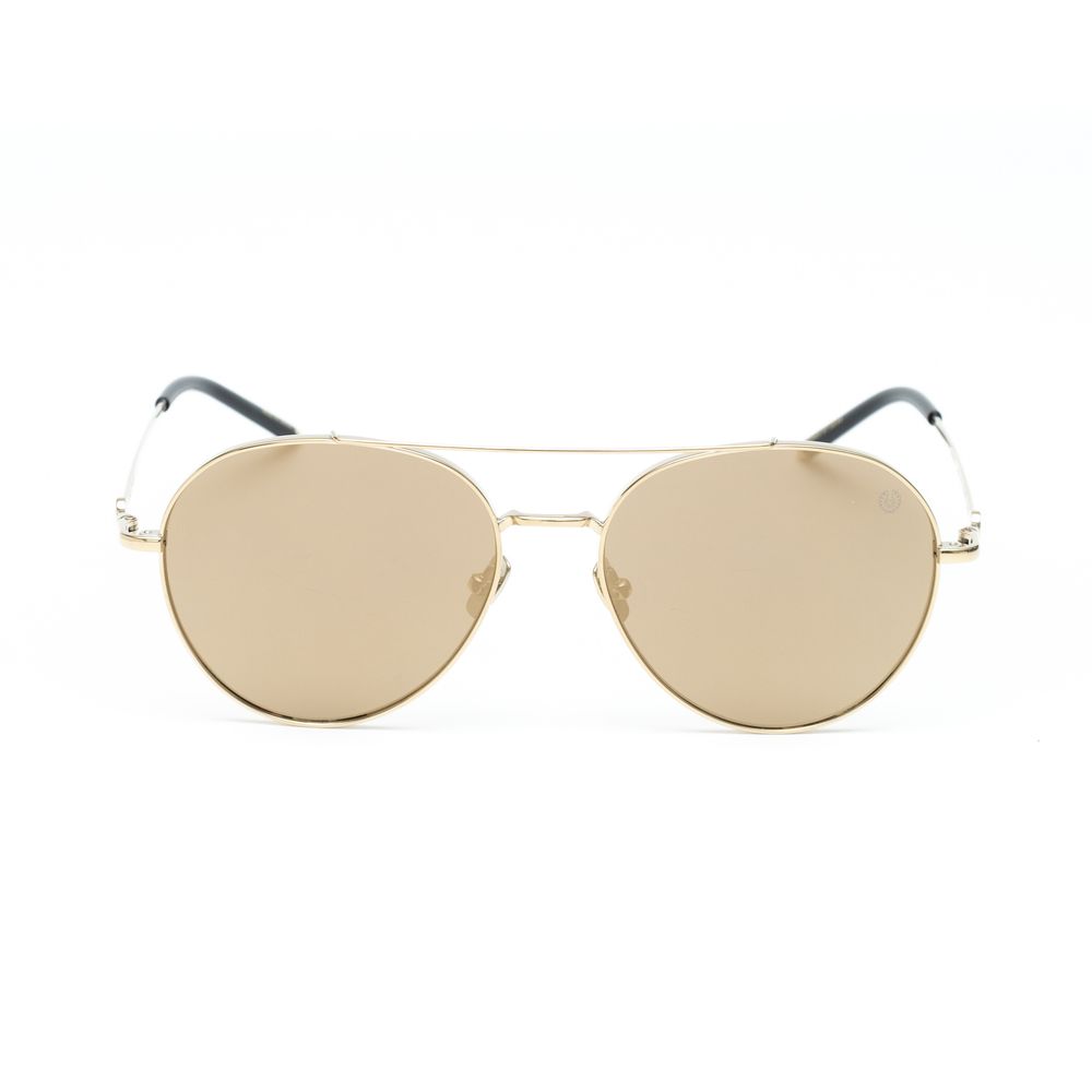 Gafas de sol de titanio dorado
