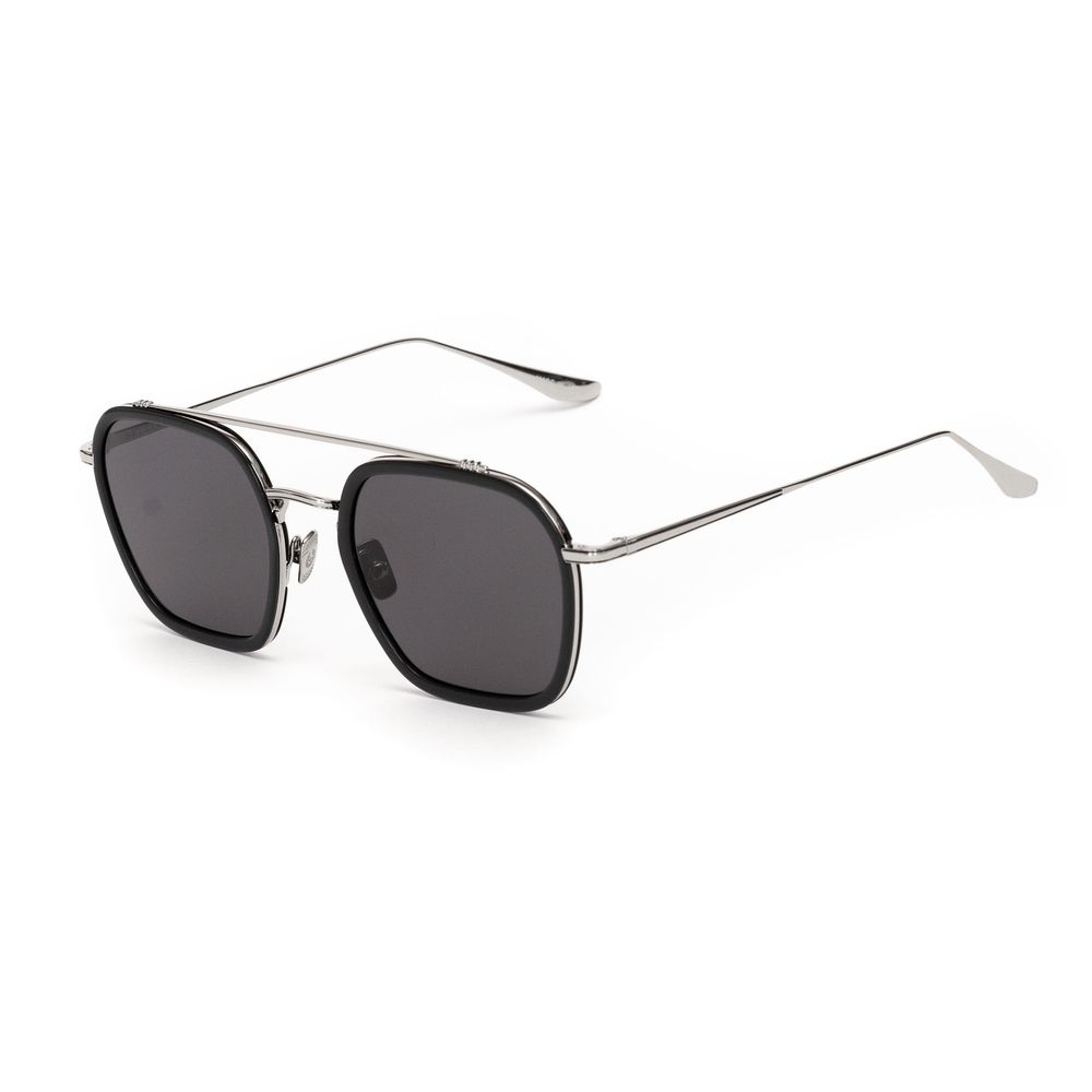 Gafas de sol de acero inoxidable gris