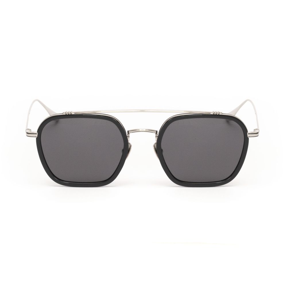 Gafas de sol de acero inoxidable gris
