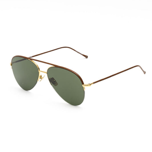 Gafas de sol de titanio marrón