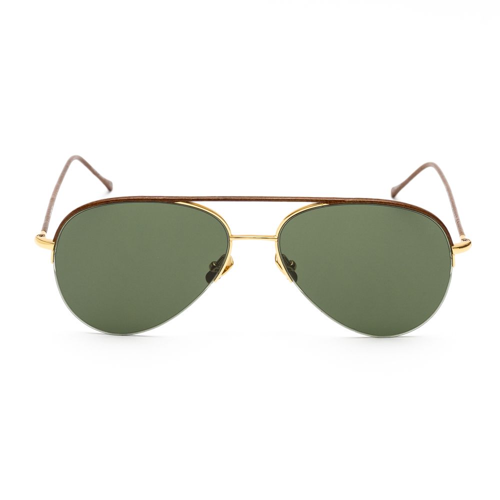 Gafas de sol de titanio marrón