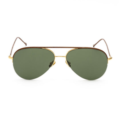Gafas de sol de titanio marrón