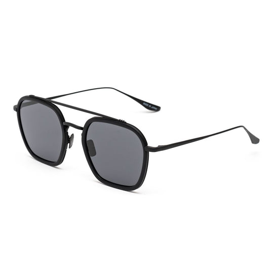 Gafas de sol de acero inoxidable negras de acero inoxidable