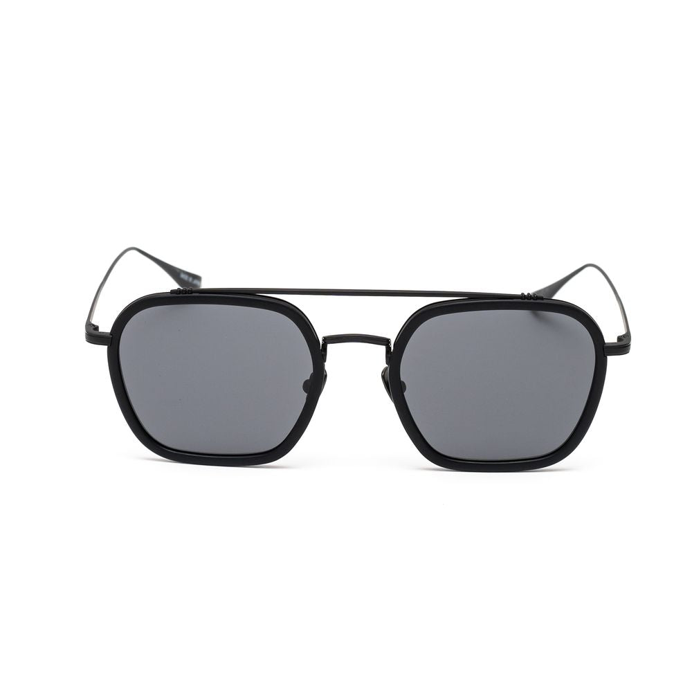 Gafas de sol de acero inoxidable negras de acero inoxidable