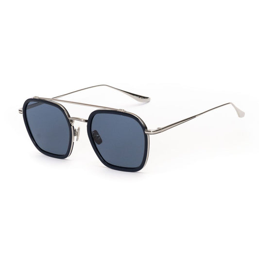 Gafas de sol de acero inoxidable gris