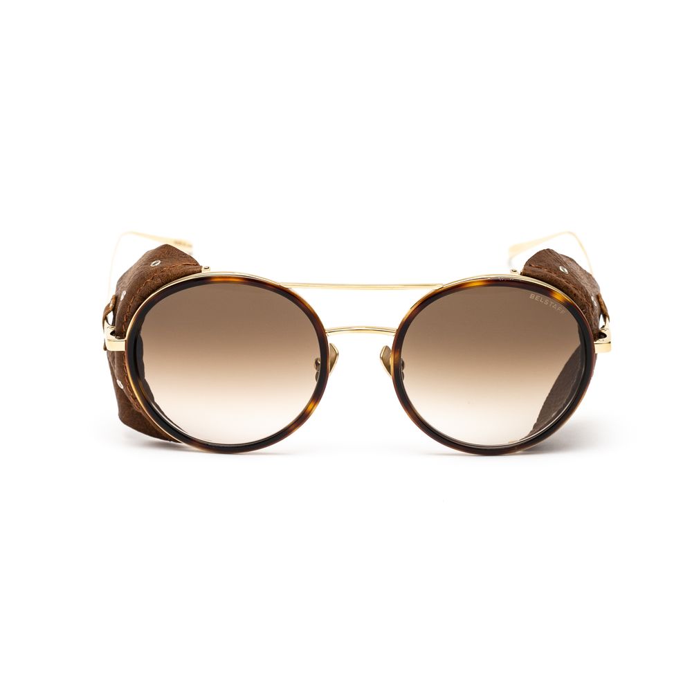 Gafas de sol de titanio dorado