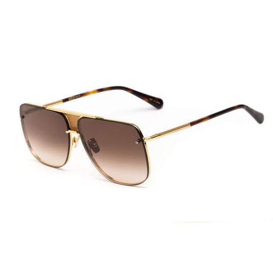 Gafas de sol de titanio dorado