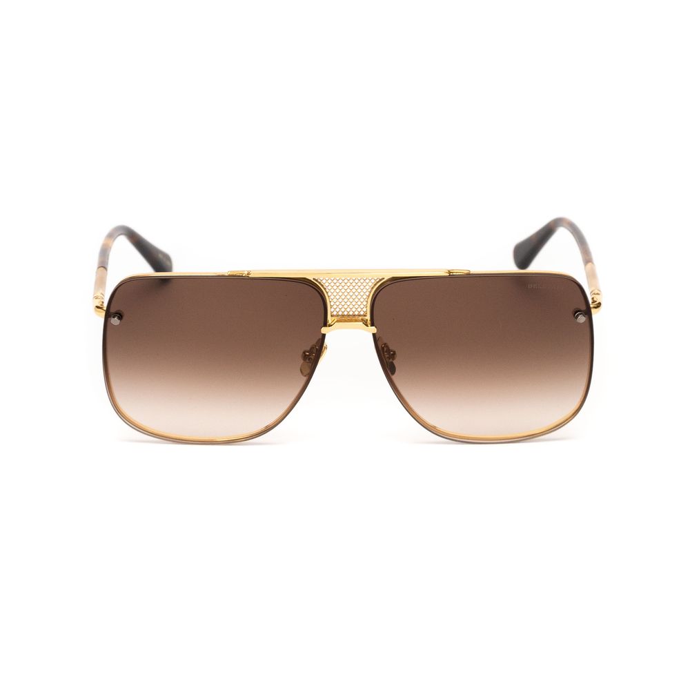 Gafas de sol de titanio dorado