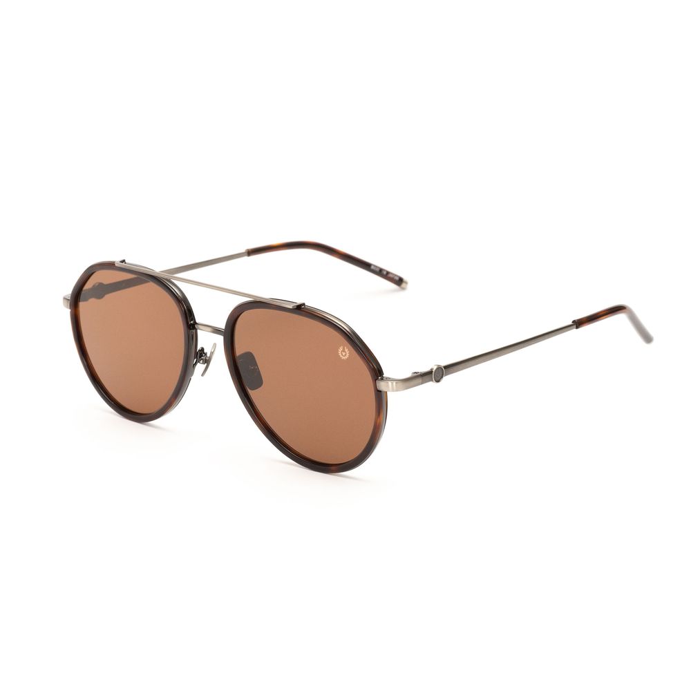 Gafas de sol de titanio marrón