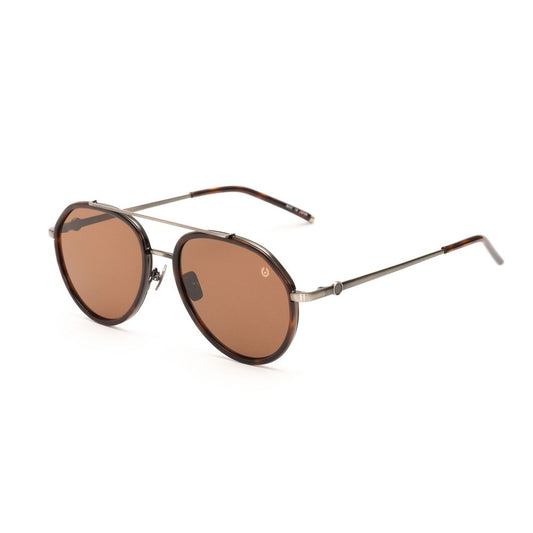 Gafas de sol de titanio marrón