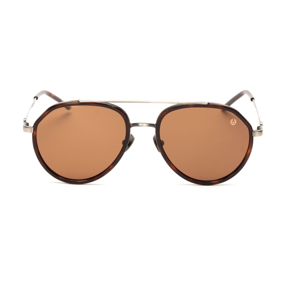 Gafas de sol de titanio marrón