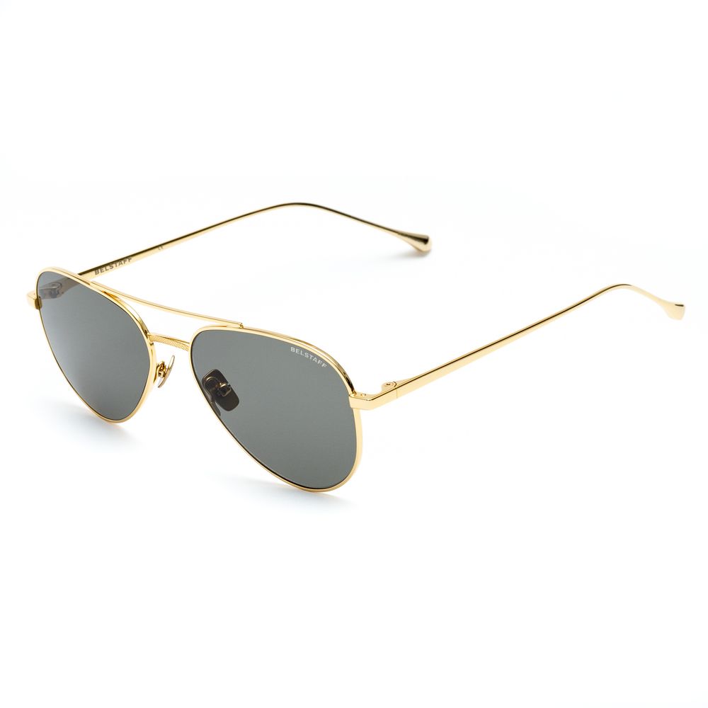 Gafas de sol de acero inoxidable marrón