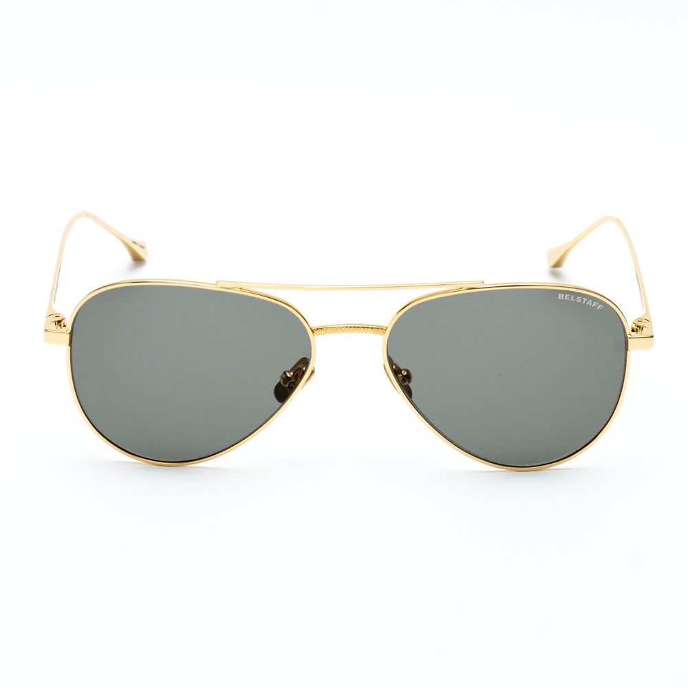 Gafas de sol de acero inoxidable marrón