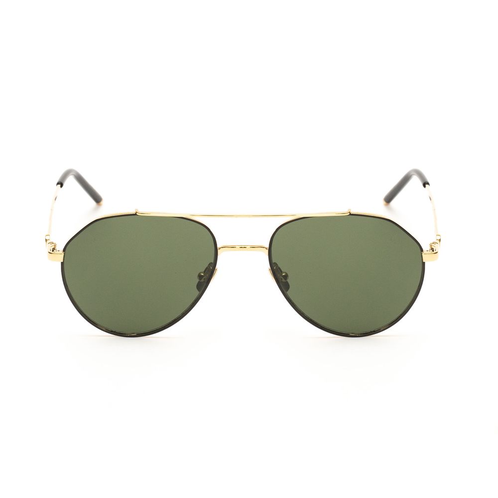 Gafas de sol de titanio dorado
