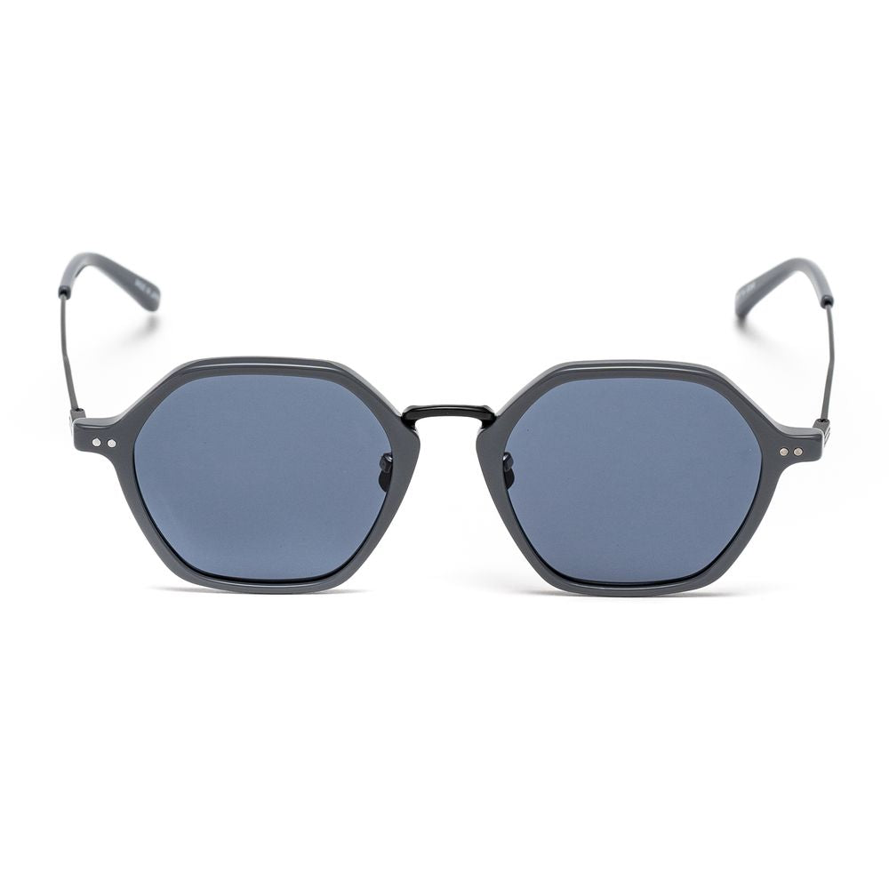 Gafas de sol de acero inoxidable gris de acero inoxidable