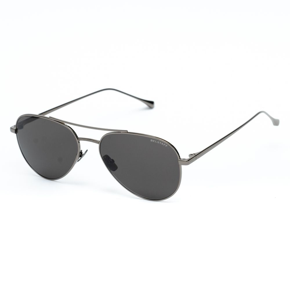 Gafas de sol de acero inoxidable gris