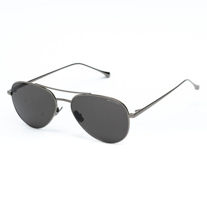 Gafas de sol de acero inoxidable gris