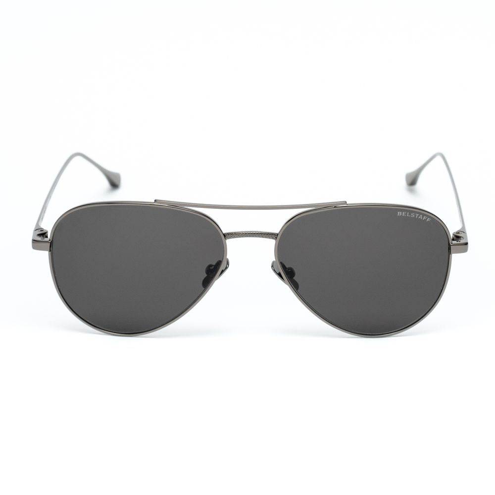 Gafas de sol de acero inoxidable gris