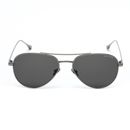 Gafas de sol de acero inoxidable gris