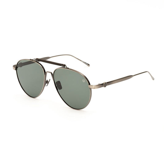 Gafas de sol de acero inoxidable gris de acero inoxidable