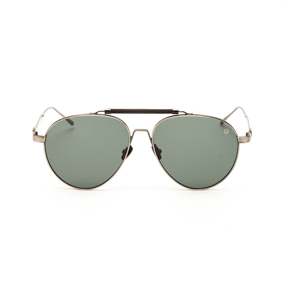 Gafas de sol de acero inoxidable gris de acero inoxidable