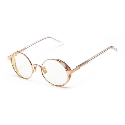 Gafas de sol de titanio dorado