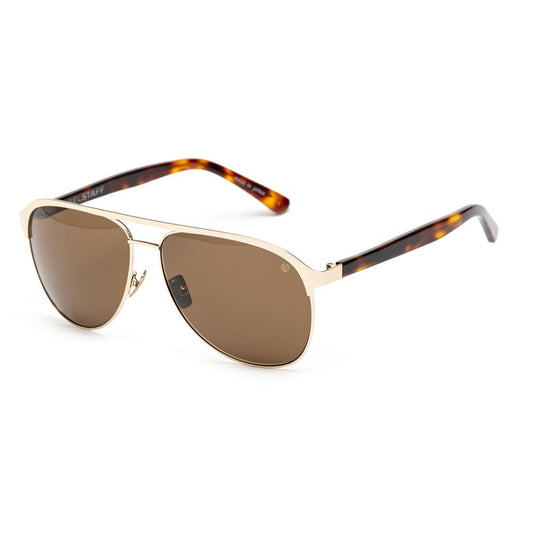 Gafas de sol de acetato dorado