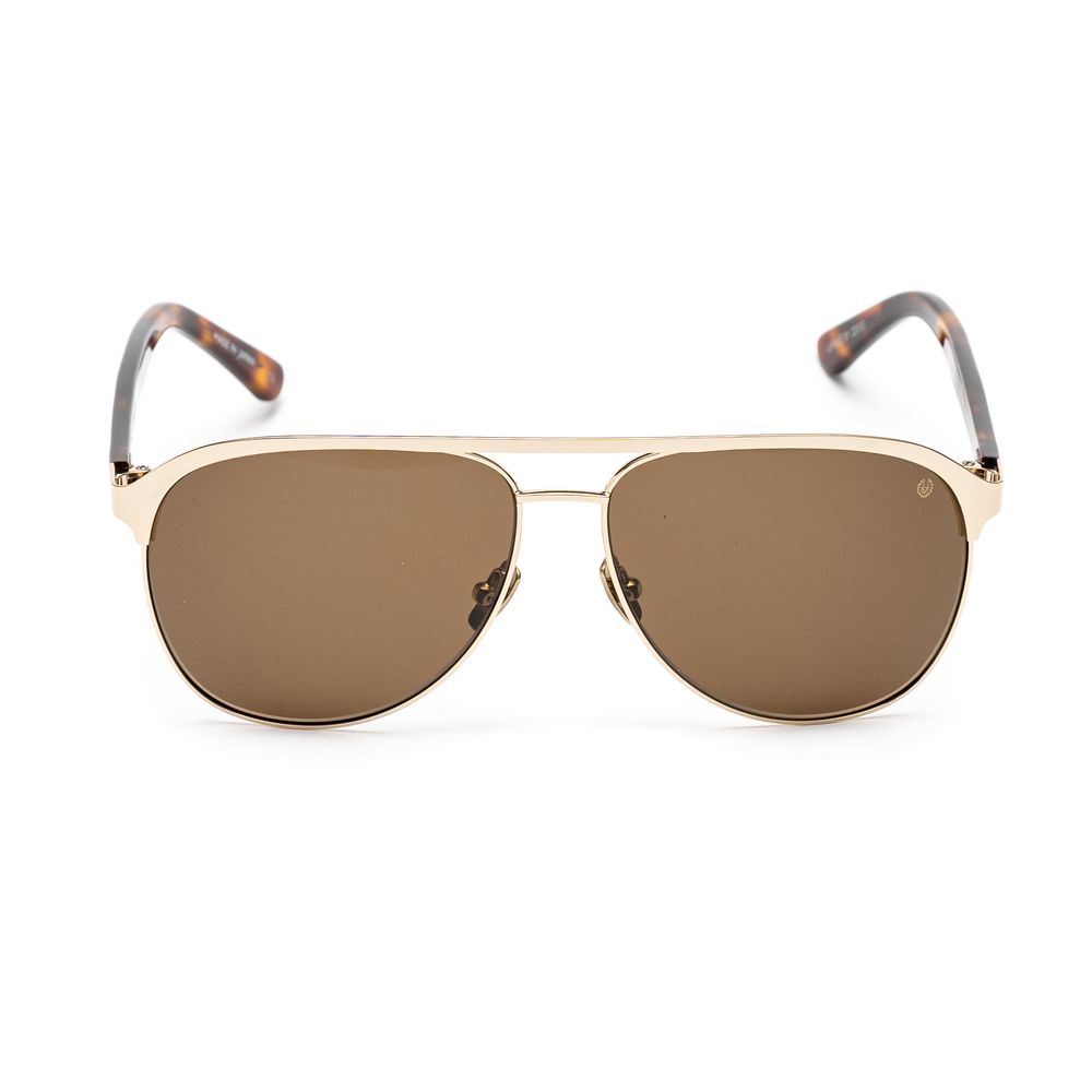 Gafas de sol de acetato dorado