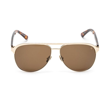 Gafas de sol de acetato dorado