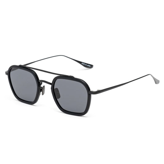 Gafas de sol de acero inoxidable negras de acero inoxidable
