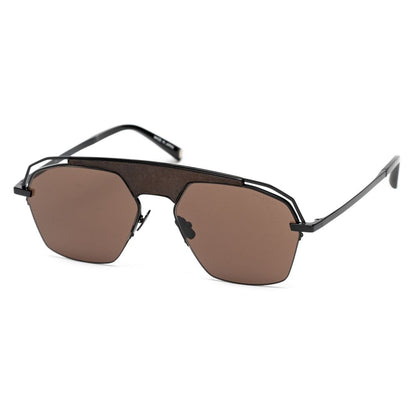 Gafas de sol de titanio marrón