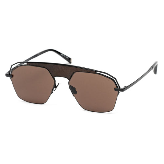 Gafas de sol de titanio marrón
