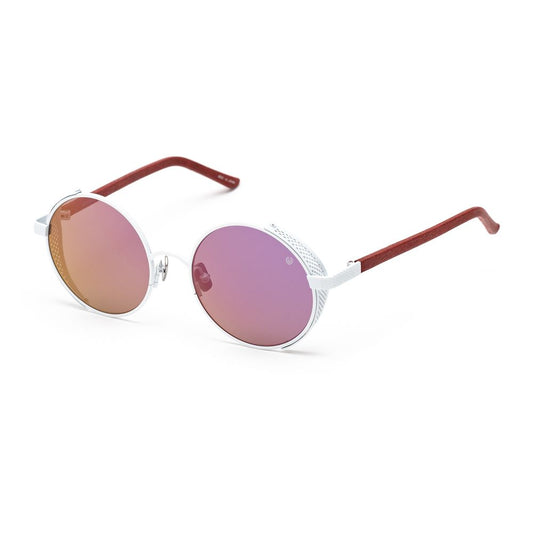Gafas de sol de titanio blanco