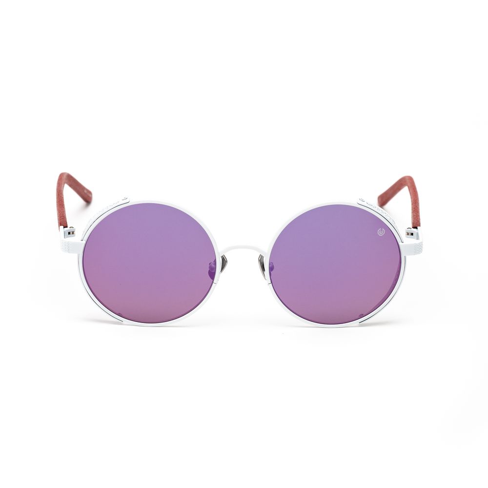 Gafas de sol de titanio blanco