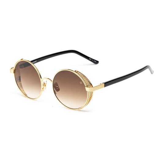 Gafas de sol de acetato dorado