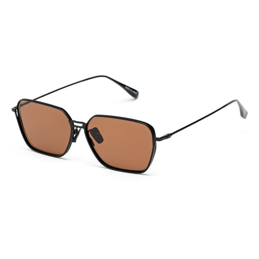 Gafas de sol de acero inoxidable negras de acero inoxidable