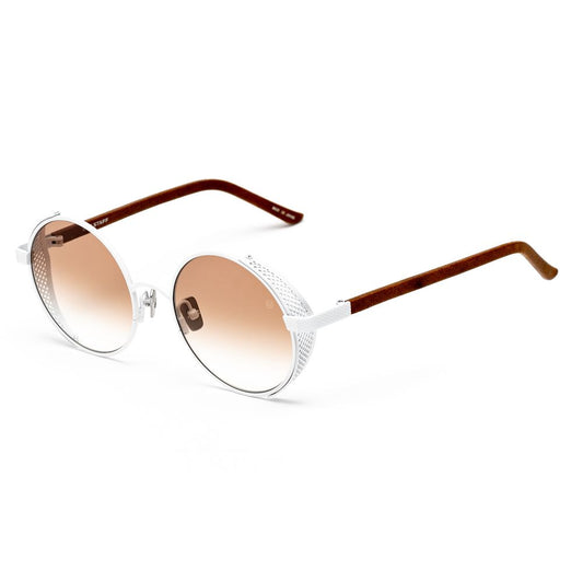 Gafas de sol de titanio blanco