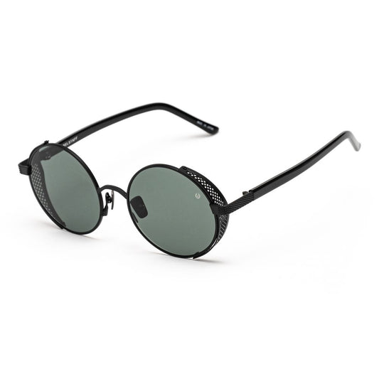 Gafas de sol de acero inoxidable negras de acero inoxidable
